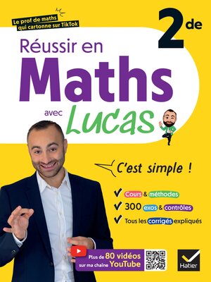 cover image of Réussir en maths 2de avec Lucas--C'est simple !